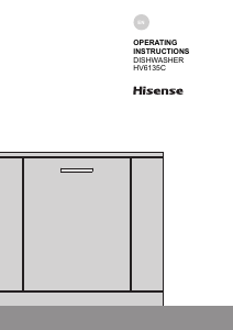 Handleiding Hisense HV6135CUK Vaatwasser