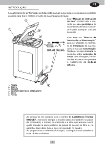 Manual Hoover HT 65 AT Máquina de lavar roupa