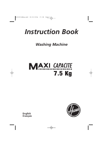 Handleiding Hoover H167-47 Wasmachine