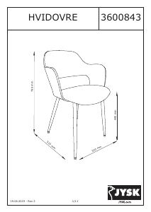 Manual de uso JYSK Hvidovre Silla