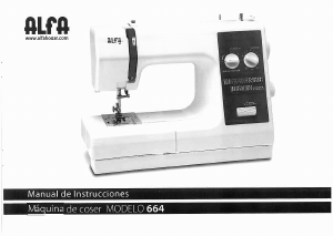 Manual de uso Alfa Modelo 664 Máquina de coser