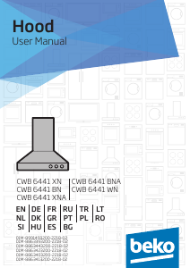 Mode d’emploi BEKO CWB 6441 WN Hotte aspirante