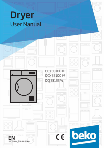 Handleiding BEKO DCX 83100 W Wasdroger