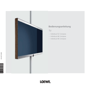 Bedienungsanleitung Loewe Individual 40 Compose LED fernseher