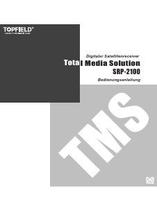 Bedienungsanleitung Topfield SRP-2100 Digital-receiver