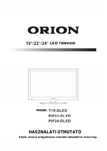 Használati útmutató Orion PIF24-DLED LED-es televízió