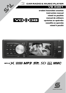 Manual Voxbox VB X001 Car Radio