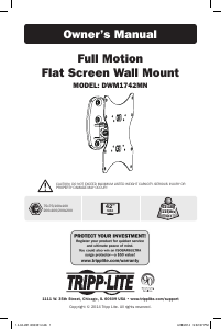 Manual de uso Tripp Lite DWM1742MN Soporte de pared