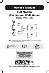 Manual Tripp Lite DWM1742MA Wall Mount