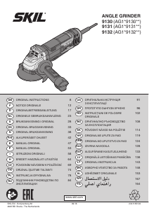 Manual de uso Skil 9132 GA Amoladora angular