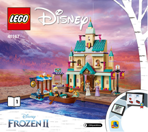 Manual Lego set 41167 Disney Princess Arendelle castle village