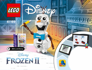 Manual Lego set 41169 Disney Princess Olaf
