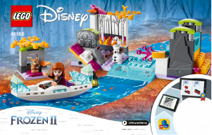 Manual Lego set 41165 Disney Princess Annas canoe expedition