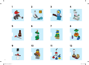 Manual Lego set 60235 City Advent calendar