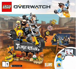 Manual Lego set 75977 Overwatch Junkrat si Roadhog