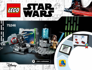 Manual Lego set 75246 Star Wars Death Star cannon