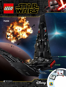 Manual Lego set 75256 Star Wars Kylo Rens shuttle