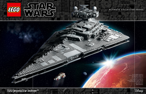Rokasgrāmata Lego set 75252 Star Wars Impērijas Star Destroyer