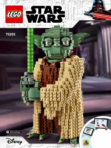 Manual Lego set 75255 Star Wars Yoda