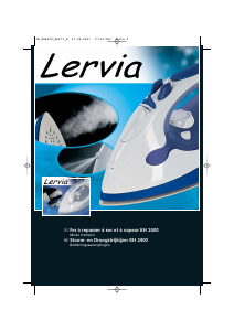 Mode d’emploi Lervia KH 2400 Fer à repasser