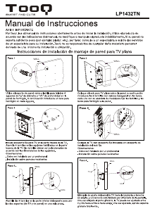 Manual de uso TooQ LP1432TN Soporte de pared