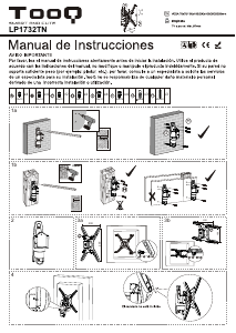 Manual de uso TooQ LP1732TN Soporte de pared