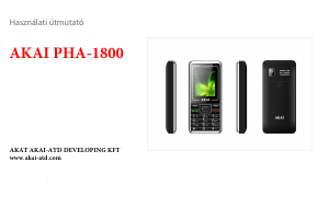 Használati útmutató Akai PHA-1800 Mobiltelefon
