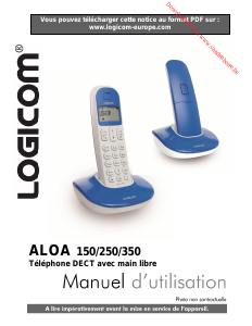 Mode d’emploi Logicom Aloa 350 Téléphone sans fil