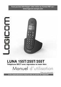 Mode d’emploi Logicom Luna 355T Téléphone sans fil