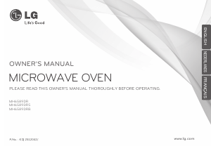 Handleiding LG MH6589DRB Magnetron