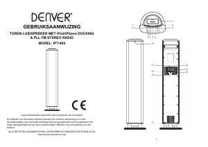 Handleiding Denver IPT-400 Speakerdock