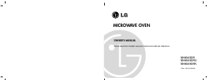 Bruksanvisning LG MH6549DR Mikrovågsugn
