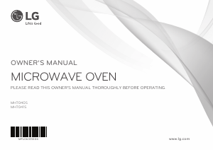 Bruksanvisning LG MH7041S Mikrovågsugn