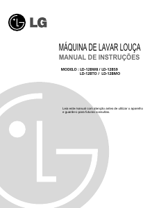 Manual LG LD-12BW8 Máquina de lavar louça