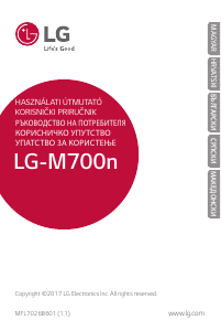 Priručnik LG M770n Mobilni telefon