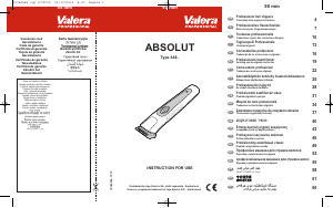 Handleiding Valera Absolut Tondeuse