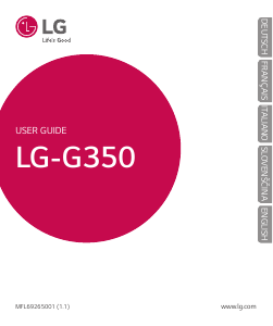Priročnik LG G350 Mobilni telefon