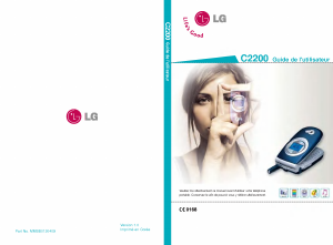 Mode d’emploi LG C2200 Téléphone portable