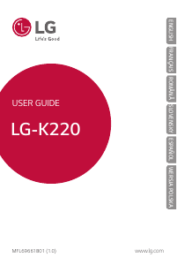 Manual LG K220 Mobile Phone