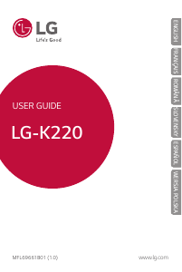 Mode d’emploi LG K220 Téléphone portable