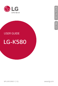 Bruksanvisning LG K580 Mobiltelefon