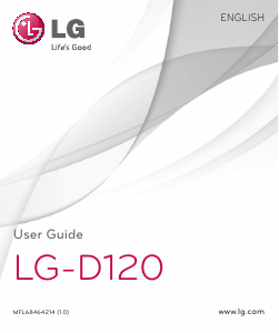 Manual LG D120 Mobile Phone
