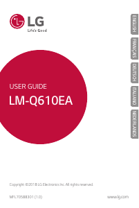 Manual LG LM-Q610EA Mobile Phone