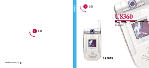 Bruksanvisning LG U8360 Mobiltelefon