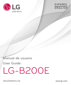 Manual LG B200E Mobile Phone