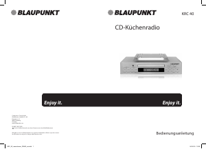 Bedienungsanleitung Blaupunkt KRC 40 Radio