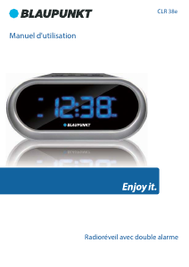 Mode d’emploi Blaupunkt CLR 38e Radio-réveil