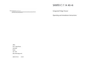 Bruksanvisning AEG SC71440-4I Kyl-frys
