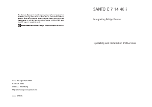 Bruksanvisning AEG SC71440I Kyl-frys
