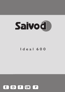 Mode d’emploi Saivod Ideal 600 Lave-linge
